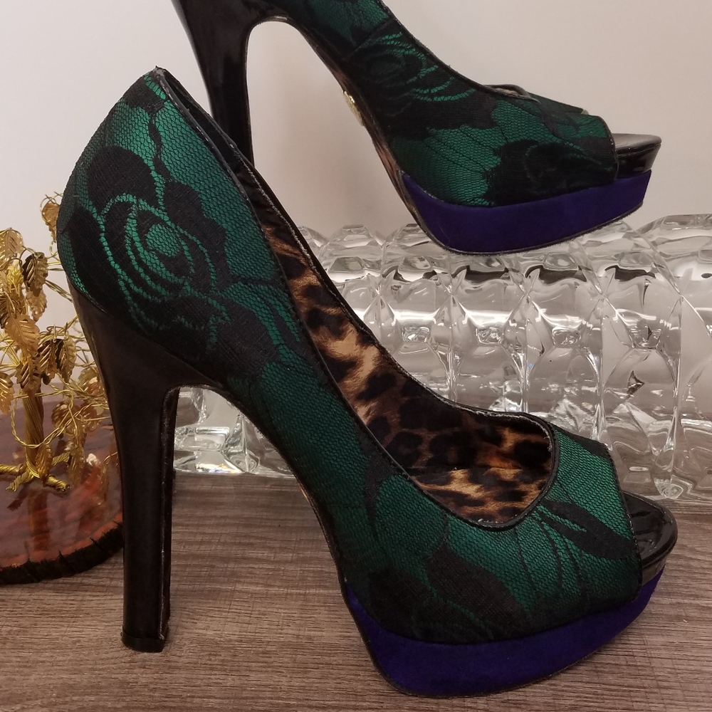 Betsy Johnson HP🎀🎁 Heels Platforms Samanthaa 8